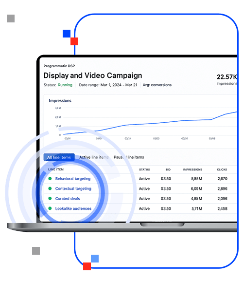 Laptop image showing a Multimodal AI Campaign