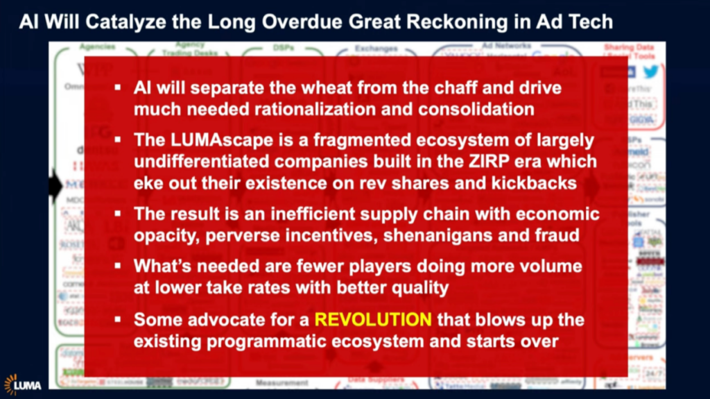 Prediction #8 from LUMA Partners Marketecture Live presentation, March 2026